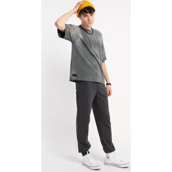 Reporter Young | Chlapecké tmavě šedé tepláky REGULAR bez potisku - Barva ŠEDÁ, Velikost 158 253-0117B-44-190-1