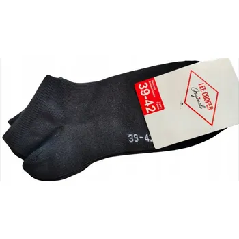 Pánské ponožky Unisex kotníkové ponožky Ponožky Lee Cooper 39-42, balení 3 párů, černé, 543