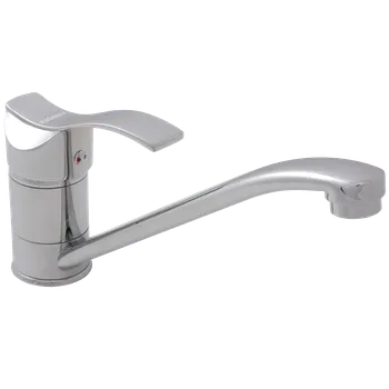 Vodovodní baterie Kuchinox Argo, stojánková dřezová baterie, chromová, LAV-BKA_060D