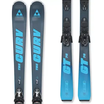 Sjezdové lyže Lyže Fischer THE CURV GT 76 TPR + RSW 10 PR 25/26 173 černá/modrá
