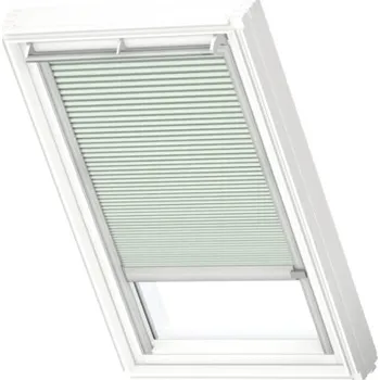 Roleta Plisé roleta na střešní okno VELUX na solární pohon FSC M06 1168K zelená