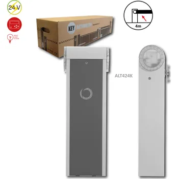 Závora do 5 m, 24 V, 300 W, 1x CT-10224, bez ramena, model se zabudovaným majákem