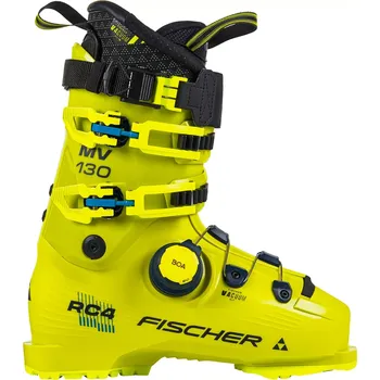 Sjezdové boty Lyžařské boty Fischer RC4 130 MV VAC BOA YELLOW 25/26 26,5 žlutá