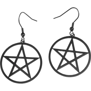 Náušnice náušnice ETNOX - Black Pentacle