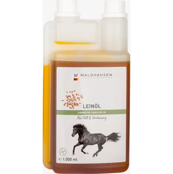 WALDHAUSEN Krmný doplněk pro koně a poníky lněný olej 1 l 1 LITR