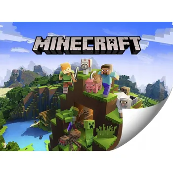 Fototapeta Fototapeta pro děti Minecraft postavy 368x254 do ložnice