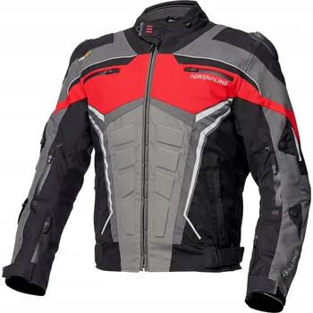 Moto oblečení Textilní bunda Adrenaline Scorpio PPE červená L