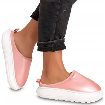 Dámské pantofle Pantofle Na platformě Zateplené Růžové Domácí Teplé Papuče 40