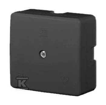 Elektroinstalační krabice Elektro-Plast Krabice na omítku 60x60x30 IP41, 0236-02, černá barva