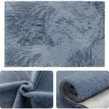 Koberec Koberec 40x60 Měkký Plyšový Chlupatý do Ložnice Koupelny Králičí 108