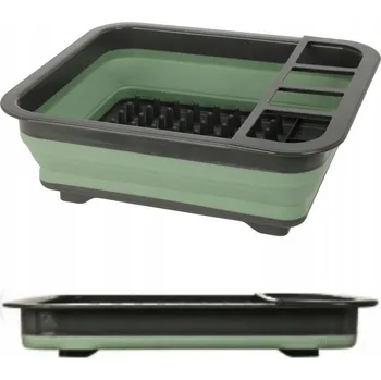 Organizace kuchyně ODKAPÁVAČ NA NÁDOBÍ SKLÁDACÍ SILIKONOVÝ ODKAPÁVAČ NA TALÍŘE, SKLENICE A PŘÍBORY