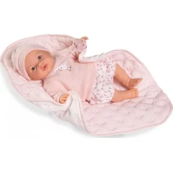 Panenka Antonio Juan 14365 BIMBA - mrkací panenka miminko se zvuky a měkkým látkovým tělem - 37 cm