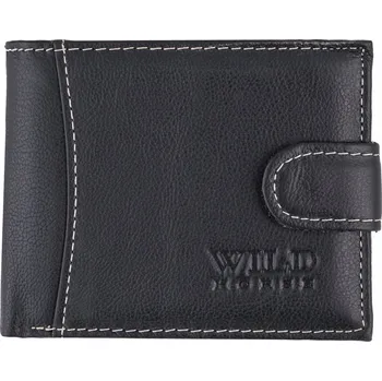 Peněženka Wild Horse peněženka z přírodní kůže černá - muž