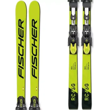 Sjezdové lyže Lyže Fischer RC4 WORLDCUP SG WOMEN / JR H-PLATE 24/25 196 žlutá