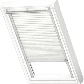 Roleta Plisé roleta na střešní okno VELUX elektrická FML FK06 1256K bílá