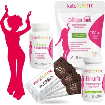 Dárkový potravinový koš Ketofit - Balíček pro krásnou maminku