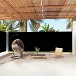 Zatahovací boční markýza černá 200 x 1 000 cm IM_318042