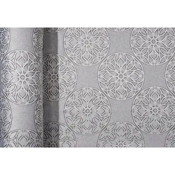 Dekorační látka 13067 černo-bílá, šířka 170 cm, T248