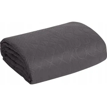 Přehoz na lůžko Přehoz na postel Eurofirany polyester 170 cm x 210 cm šedý