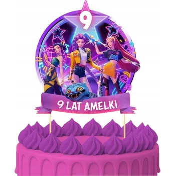 Obraz ZÁPICH DO DORTU HUNTRIX KPOP DEMON HUNTERS SADA POSTAVIČEK TOPPERY 1 Ks #12