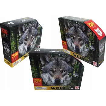 Puzzle Puzzle 236 dílků Vlk – hlava vlka Adar
