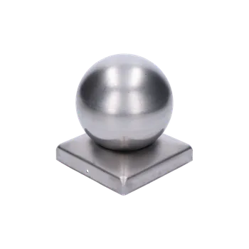 Příslušenství pro plot Stříška na sloupek-kulatá Základna 50 x 50 mm, koule 50 mm