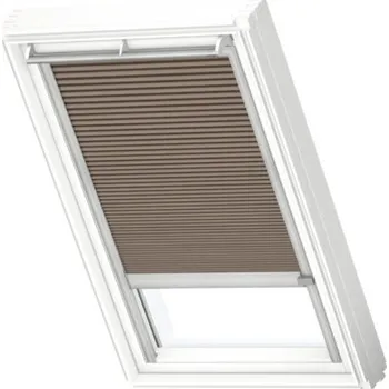 Roleta Plisé roleta na střešní okno VELUX na solární pohon FSC UK04 1165K béžová