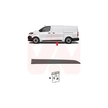 Lišta karosérie Ozdobná / ochranná lišta, dveře VAN WEZEL 3892405
