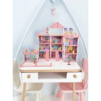 Domeček pro panenku Sinsay - DIY domeček pro panenky - růžová - 418HO-30X - 418HO-30X-ONE