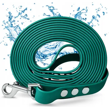 Vodítko pro psa Vodítko Pro Psa Malého / Velkého 5M Voděodolné Silné Dlouhé / Krátké Petrol