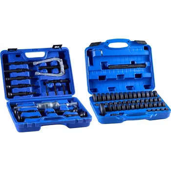 Vrták Sada lisů na ložiska, snadné použití, 52+16 dílů s kufříkem na nářadí