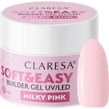 Lak na nehty Stavební gel Claresa milky pink 45 ml podkladový