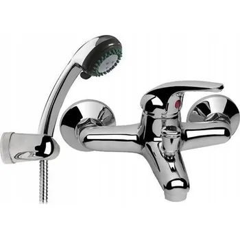 Vodovodní baterie Nástěnná vanová baterie páková Onnline BATERIA stříbrná