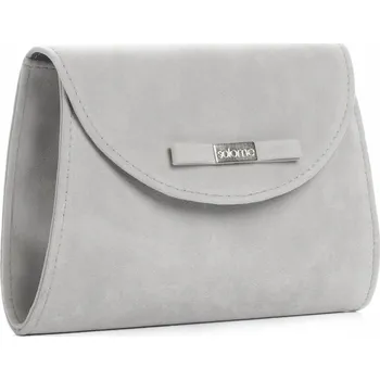 Kabelka psaníčko Solome , eko kůže semiš, šedá