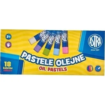 Pastelka Olejové pastelky 18 barev astra
