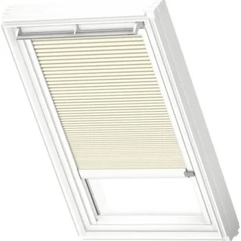 Roleta Plisé roleta na střešní okno VELUX na solární pohon FSC P10 1166KWL žlutá