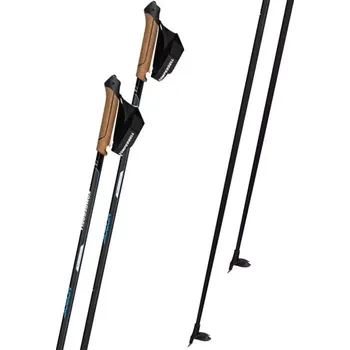 Běžecké lyžování Hůlky Komperdell Nordic CX-100 Cork - blue 2025/26 155 černá/modrá