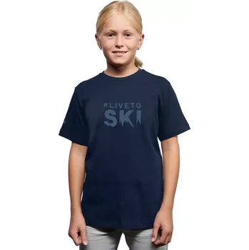 Tričko Fischer LIVE TO SKI JUNIOR 164 modrá