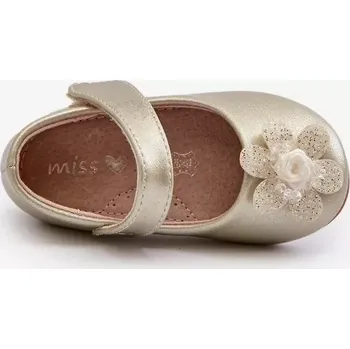 Dívčí tričko Dětské balerínky se zapínáním na suchý zip a zlatým zdobením serinde 20