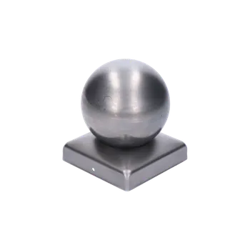 Zábradlí Stříška na sloupek-kulatá základna 40 x 40 mm, koule 40 mm