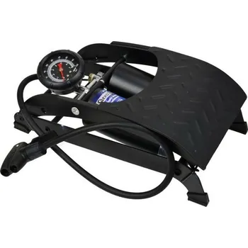 pumpička GEKO G01290 Hustilka nožní s manometrem dvoupístová, 50x120mm