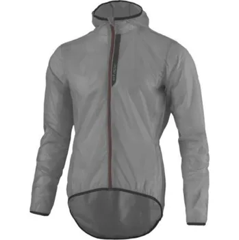 Pláštěnka cyklistická pláštěnka ETAPE Vento, šedá transparent - Transparentní, 3XL