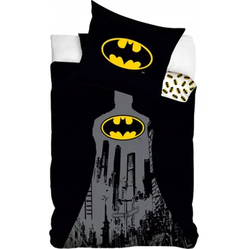 Povlečení POVLEČENÍ BATMAN SADA 140x200 přikrývka 70x50 polštář 100% Bavlna