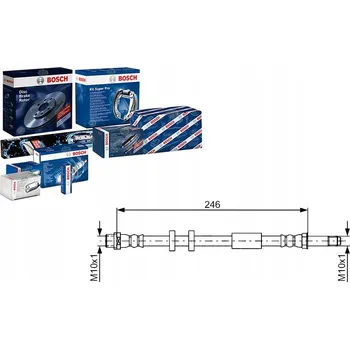 Brzdová hadice Bosch 1 987 481 714 Brzdová hadice