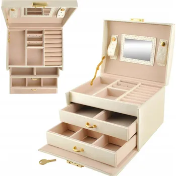 Šperkovnice KAMIER 6-patrová šperkovnice na bižuterii