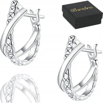 Náušnice Stříbrné náušnice RYZOST 925 NÁUŠNICE Stříbro Anglické Zapínání