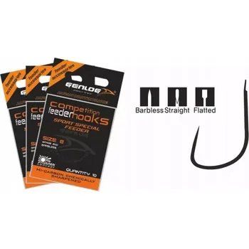 Rybářský háček Háčky na krmení a na plavanou Genlog Sport Special Feeder 10 ks