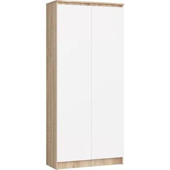 Komoda Uzavřený regál R80 2D 8P CLP dub sonoma / bílý