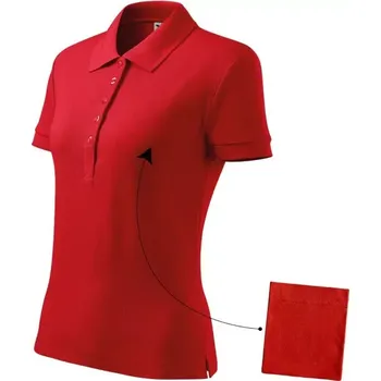 Dámské tričko Polokošile Malfini Cotton W MLI-21307 červená 2XL