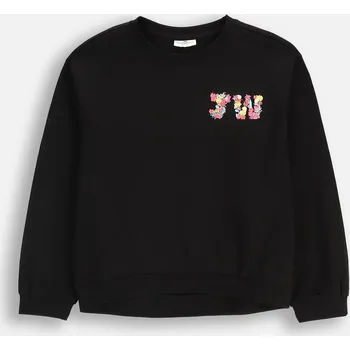 Dívčí tričko Dívčí černé tričko s dlouhým rukávem 140 Coccodrillo WC5